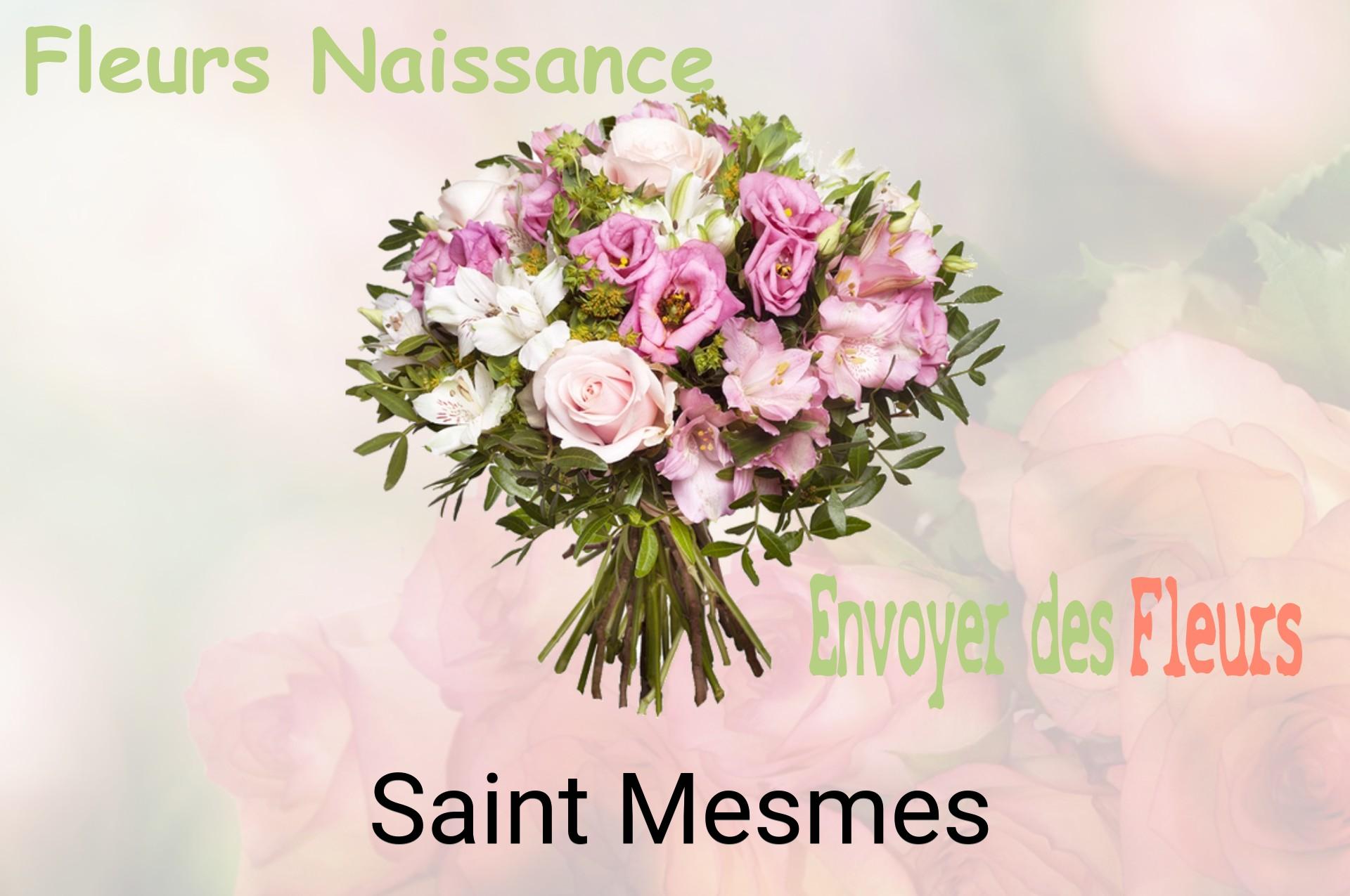 Bouquet de fleurs de naissance livré à Saint-Mesmes